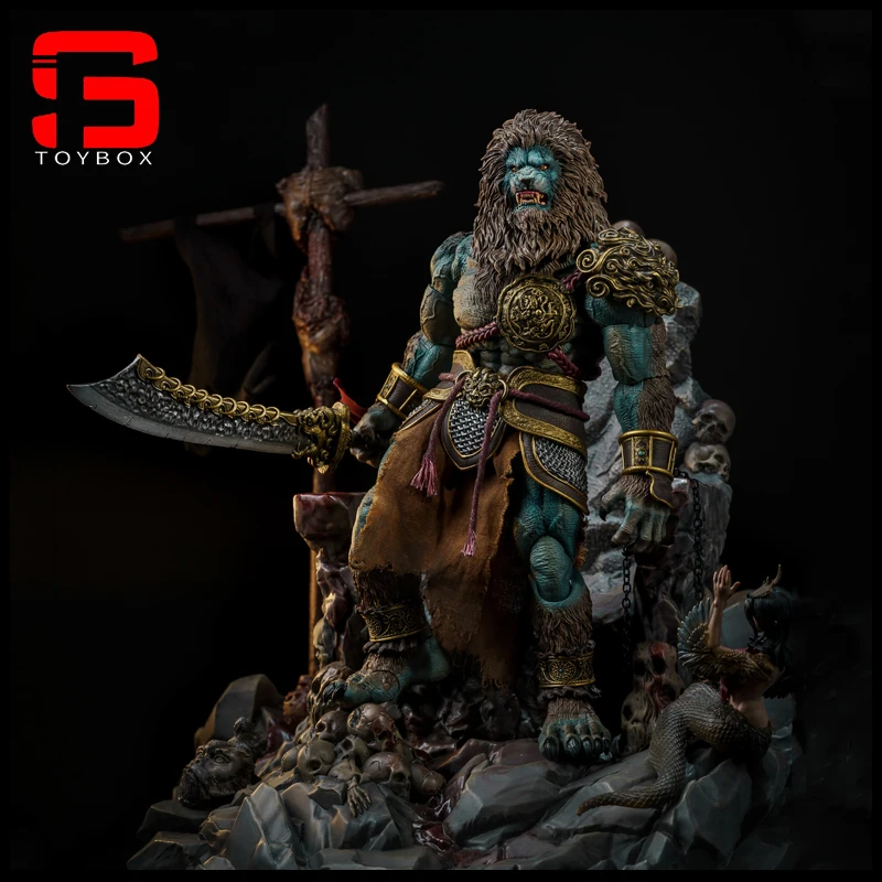 【2024 Q4】Nottaa YM005 1/12 Scale Lion RidgeCyan Lion Double Head Action Figure Myth Soldier Figurine Model Toy for Collection