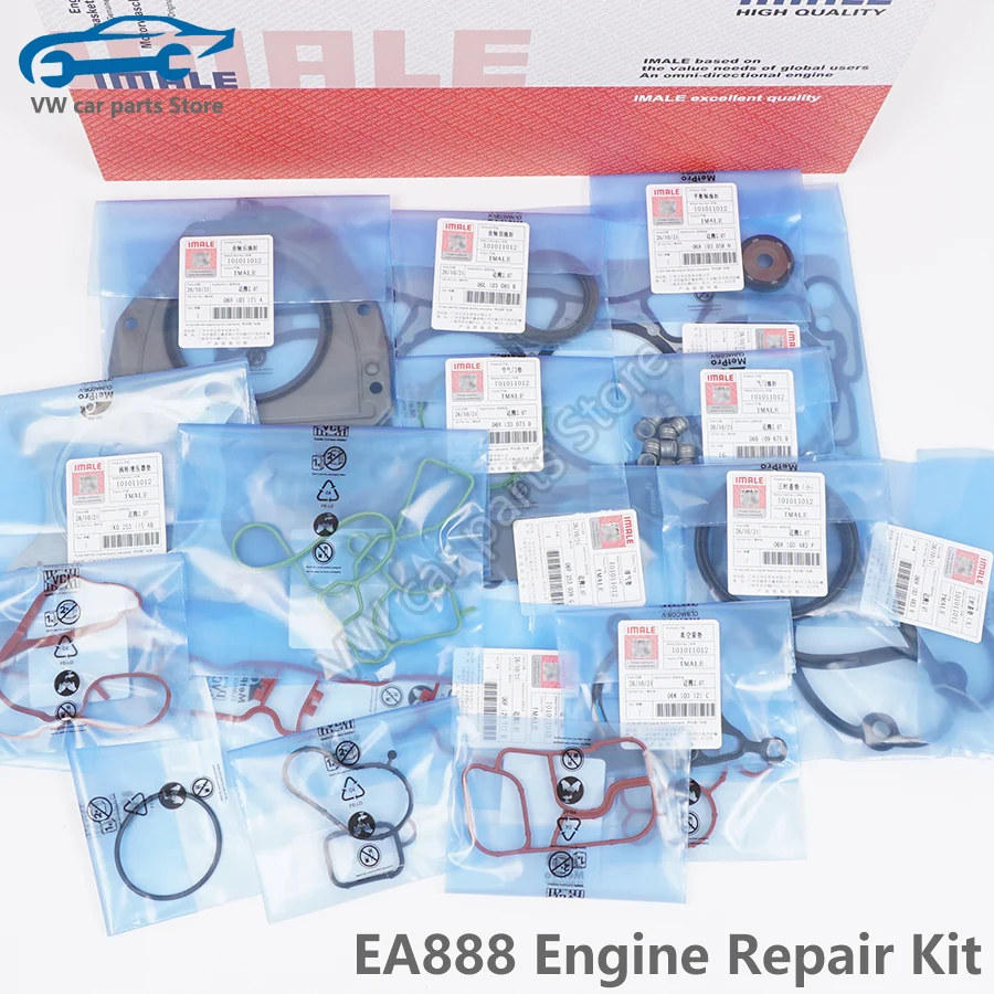 06H103383 EA888 Engine Repair Kit Cylinder Head Gasket Oil Seal For Audi Q5 A5 A4 A6 VW Golf GTI Tiguan Touran Passat CC Jetta