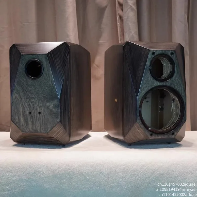 Master Huang custom-made 5-inch 6.5-inch 8-inch thickened solid wood bookshelf diagonal audio diamond angular speakers