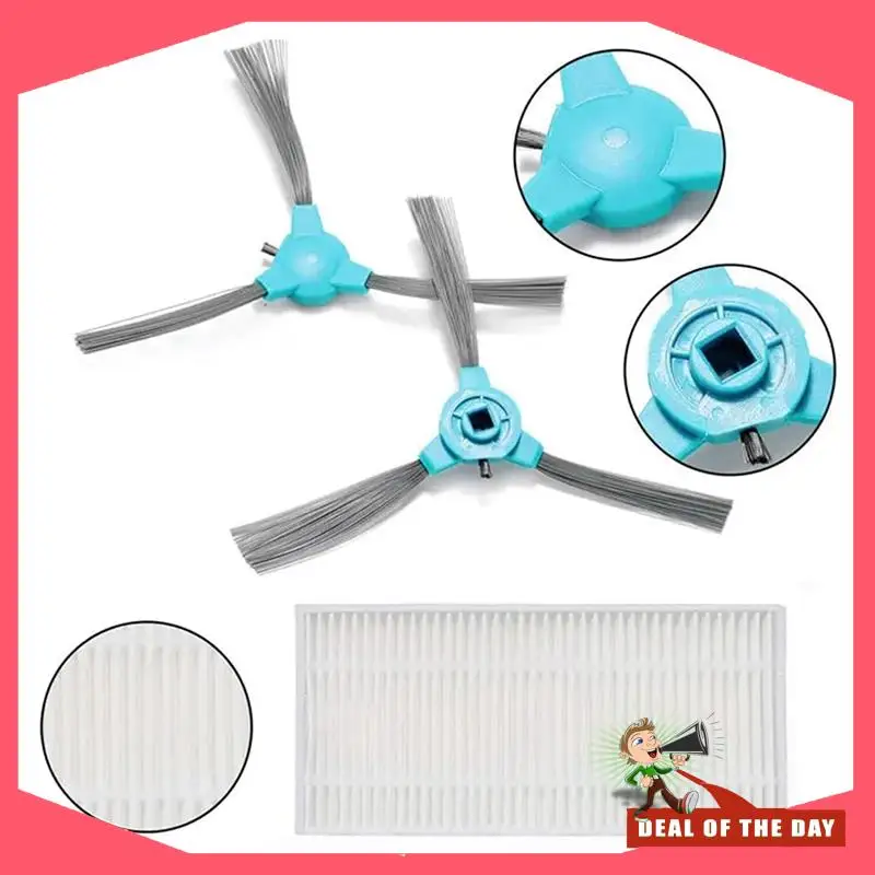 Juego de piezas de repuesto de entrega en 24 horas, incluye cepillo principal, Cepillo Lateral, filtro Hepa, paño de mopa para Robot aspirador Conga 1290 1390 1590