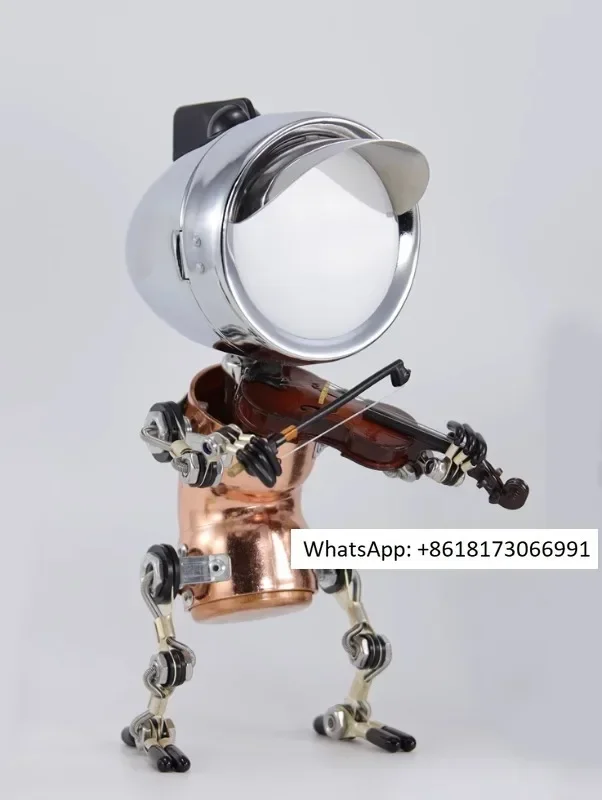 

Industrial style computer desktop decoration, e-sports room, bar decoration, handmade violin, guitar, creative gift for boys