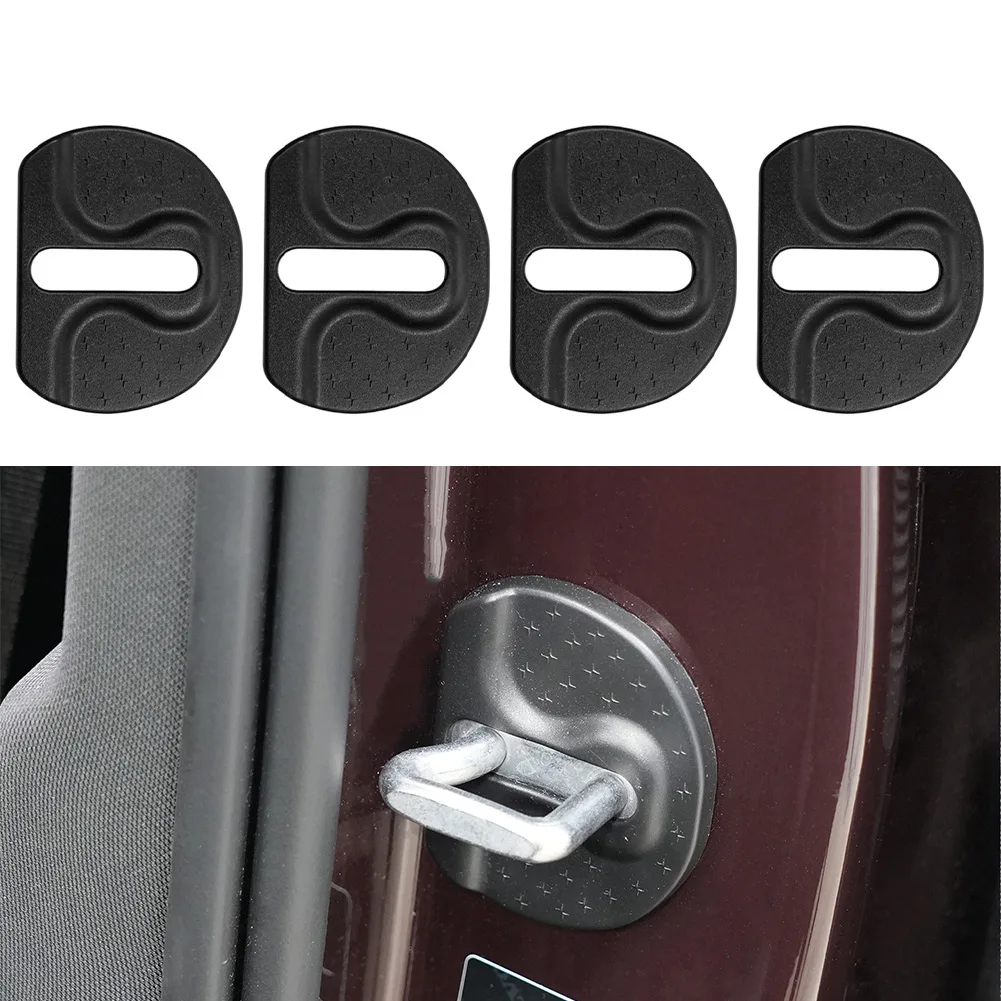 For Volvo Door Protection As Shown In The Figure Car Door Latch Cover Tool-free Installation No Drilling Required