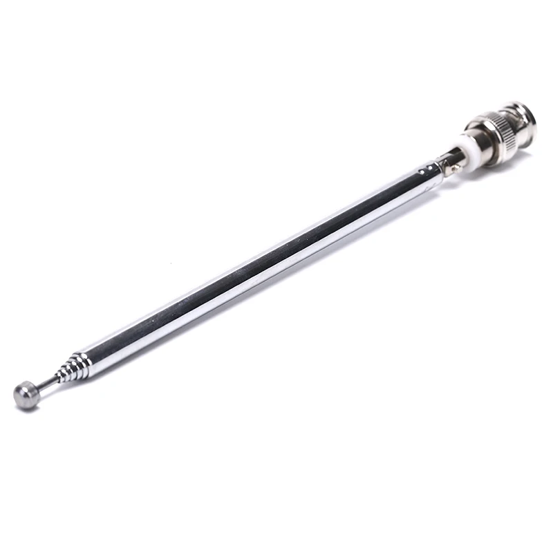 1 Pc Highquality 360 Degrees 765mm Telescopic Antenna Q9 BNC Connector Portable FM Radio Scanner VHF UHF TW