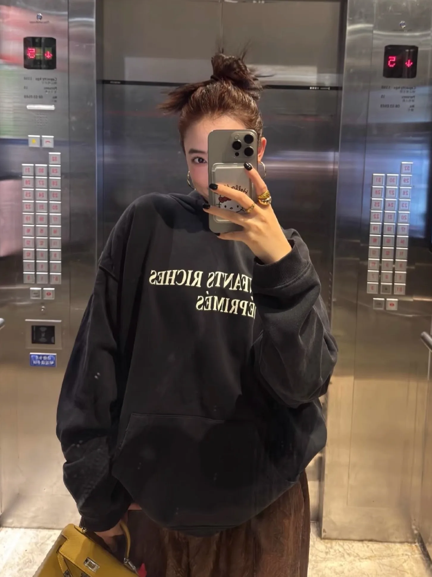 

Waed Bla Lazy Loose Pure Cotton Warm Hoodie Dongjin Hot Korean Sle Sports Letter Slogan Print Streetwear Long Sve Sw...