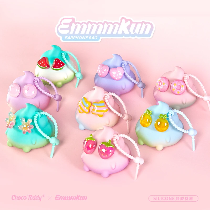 

Emmm Snow Treasure Сумка для наушников Серия Слепая коробка Маленькая сумка Орнамент Подарок Милая девушка Подарок на день рождения Пара Друг Подвеска Подарок