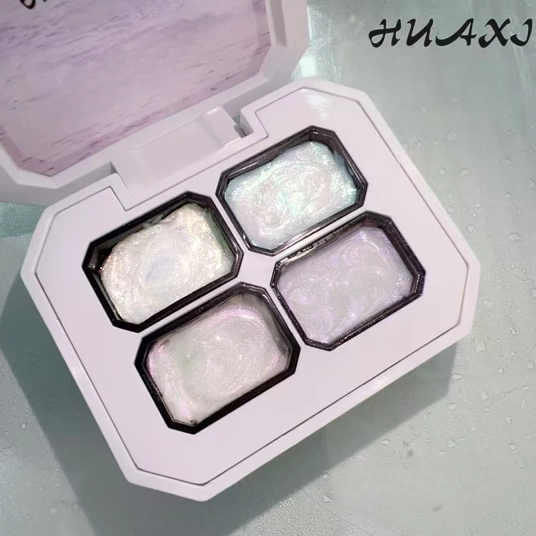 1 صندوق 4 ألوان أبيض وأسود الصلبة طلاء الأظافر الربت الغراء التدرج Y2K بلون لامعة بريق طويلة الأمد DIY بها بنفسك صالون المنزل #3