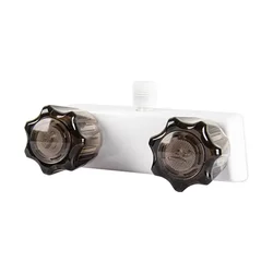 RV Motorhome Shower Faucet Valve Diverter W/ Dual Knob For Travel Trailer Camper 2024 Hot Sale Brand New And High Quality
