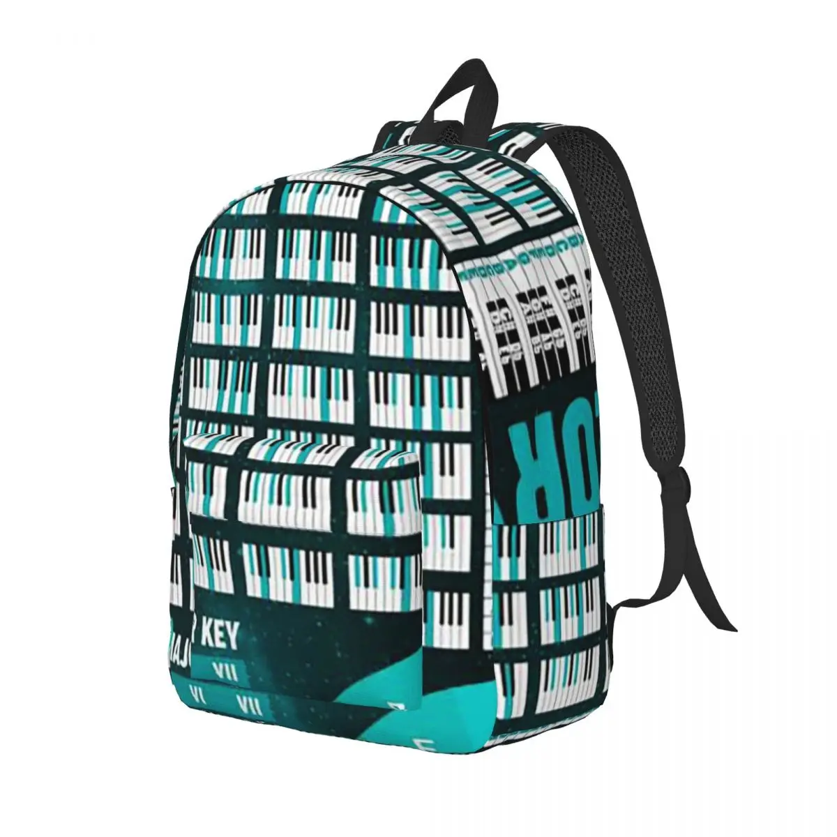 Music Basic Guitar Chord Theory Chart Piano Student Backpack School Bag Hiking Travel Daypack Boys Girls Bookbag Shoulder Bags