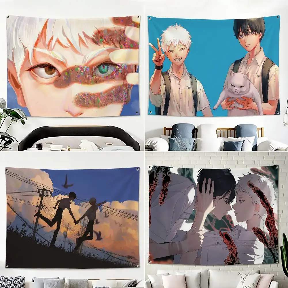 Summer Hikaru Died Y-Yoshiki Hikaru Home Decor Horizontal Flag Banners Indoor Outdoor Hanging Decor for Bedroom Living Room Wall