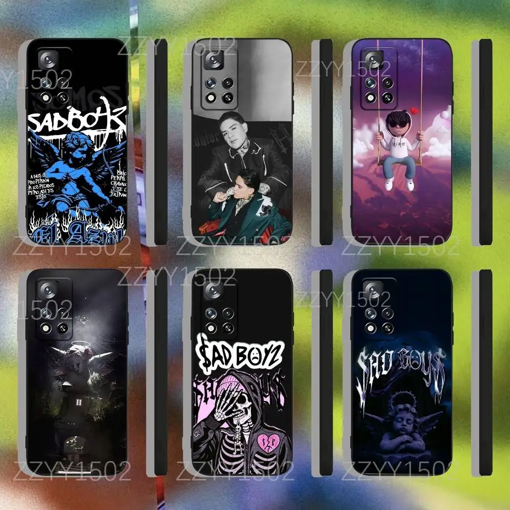 

Rapper J-Junior H Sad Boyz Phone Case For Samsung S25,S24,Ultra,S20,S30,Plus,S22,S23,Ultra,Plus,5G Black Silicone Soft