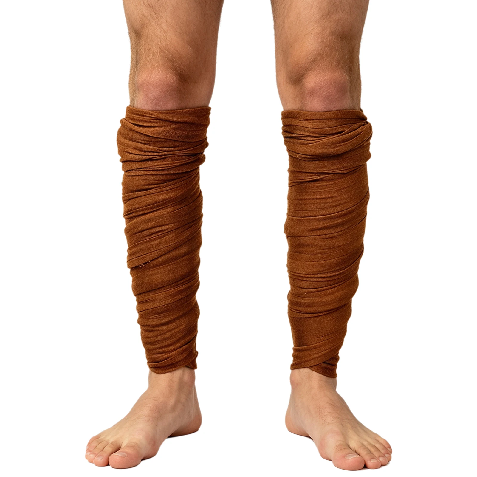 Medieval Pirate Leg Wraps with Safety Pins And Faux Leather Belt Pouch Costume Accessories for Themed Party Halloween Cosplay 4