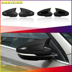 2pcs Replacement Black Mirror Cap For Skoda Octavia MK3 5E Škoda Scout Carbon Look Rearview Side Wing Mirror Caps Cover
