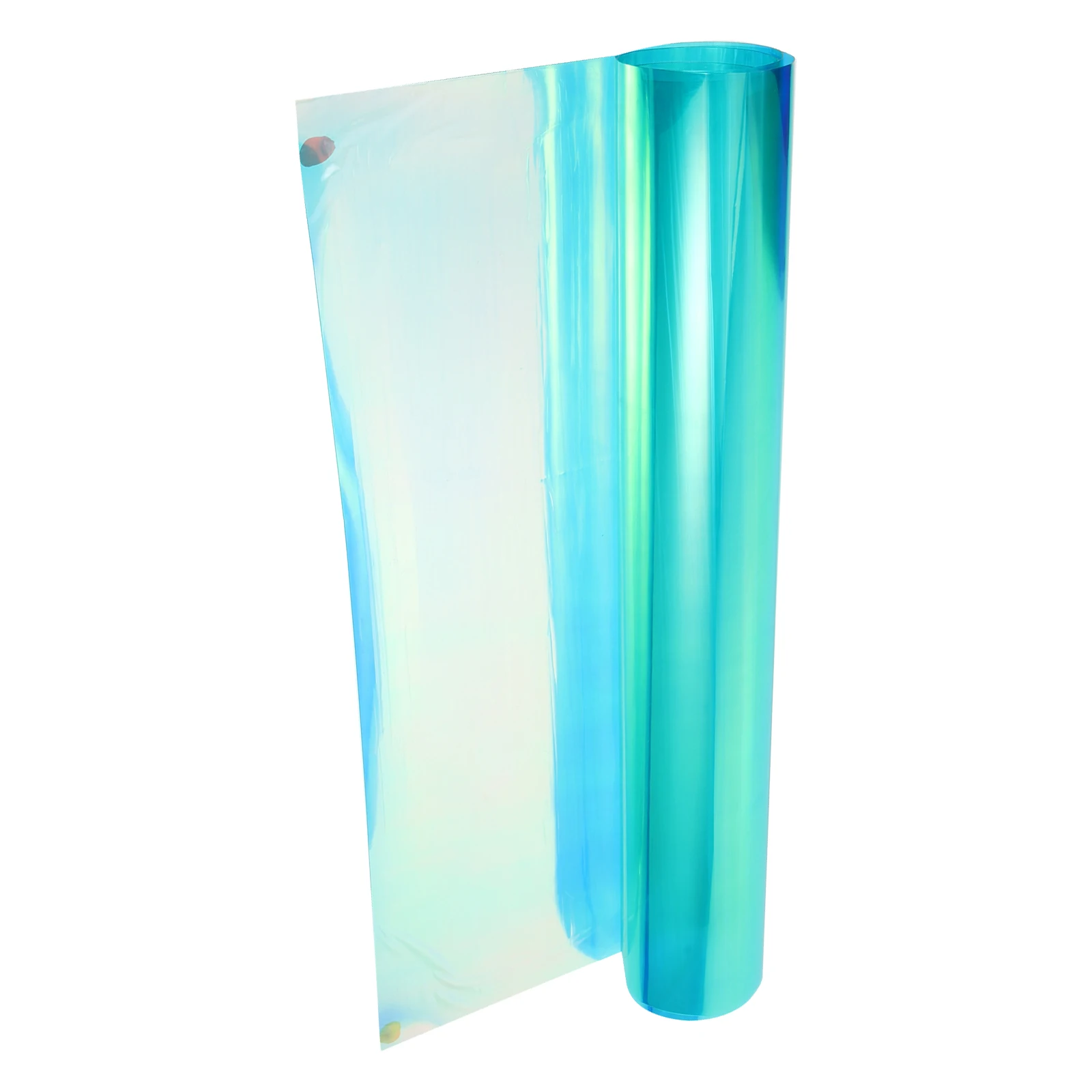 

1 Sheet Iridescent Pvc Fabric Holographic Vinyl For Diy Bag Making Sewing Craft Material Glossy Film Decorative Fabric