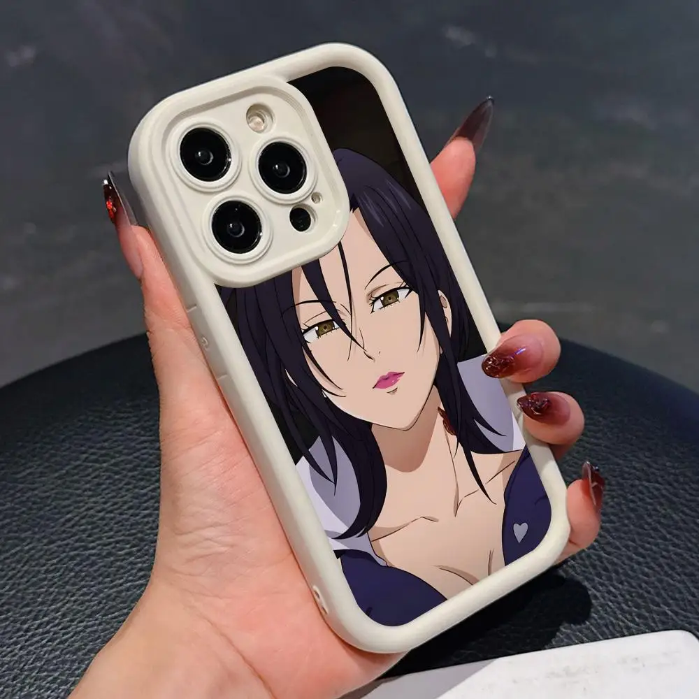 Seven Deadly Sins Merlin Phone Case for iPhone 17 16 15 14 13 12 11 Air Pro Max Plus White Soft TPU Shockproof Cover