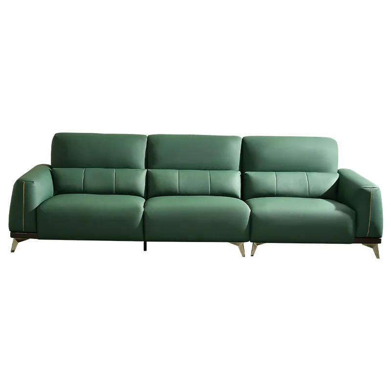 

Italian, minimalist, leather, sofa, luxury, living room, light luxury, straight row