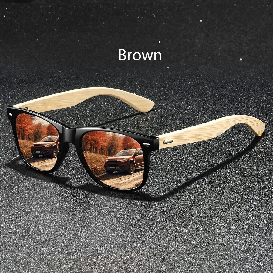 Modische Klassische Eckige Sonnenbrille für Männer und Frauen, zum Fahren und Angeln, Farbenfrohe Trendige Leichte Outdoor-Brille – Detail 6