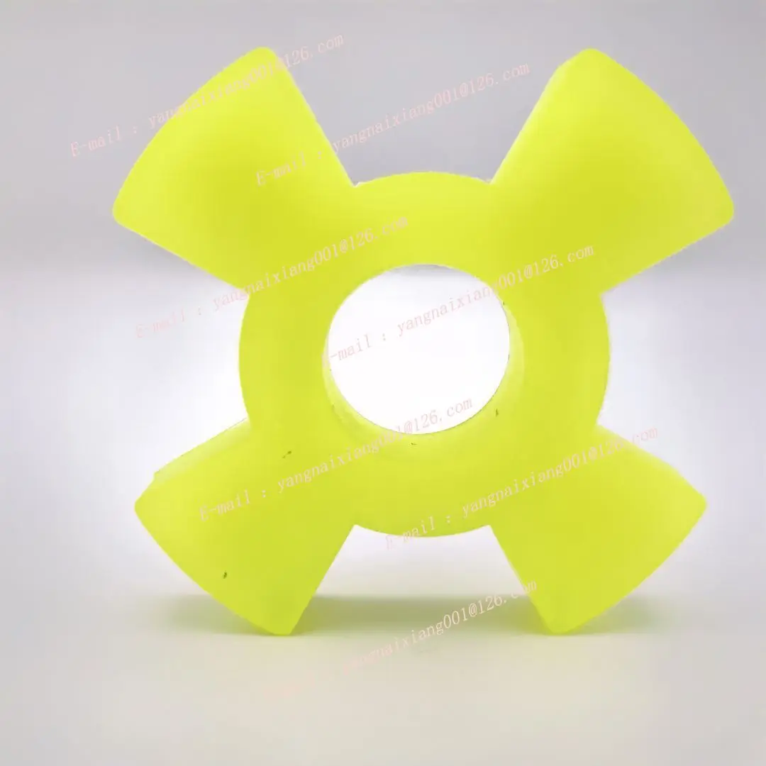 1PC Grinding Machine Parts 68*22*10mm Cross Rubber Pad Spindle Coupling Shockproof Gaskets