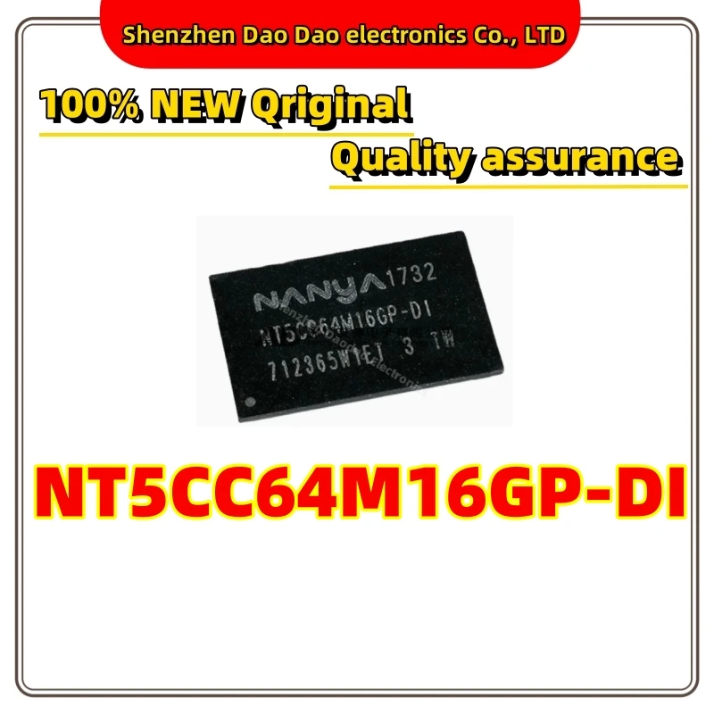 NT5CC64M16GP-DI NT5CC64M16GP-D1 NT5CC64M16GP FBGA-96 DDR3 Memory IC chip new original