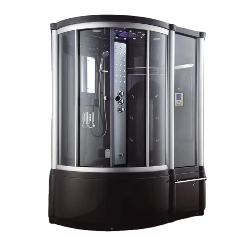 

Customization Black Color Steam Room Shower with Bathtub Jaccuzzy