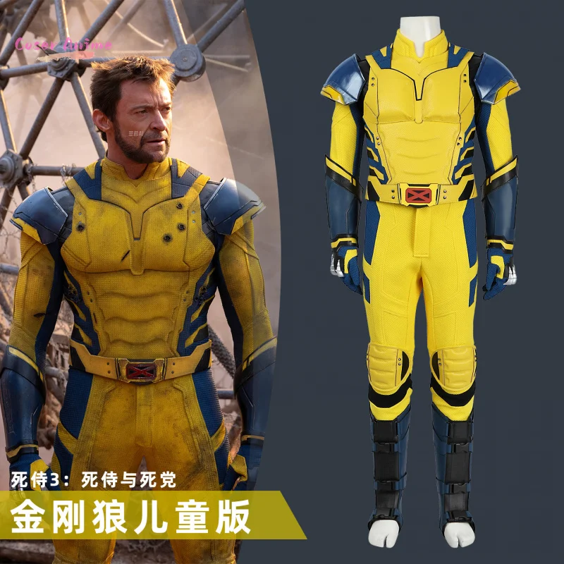 

Dead cos pool 3 Wolverine Cosplay Costume Uniform Halloween Carnival Party Christmas Play Role Clothes Clothing for Children