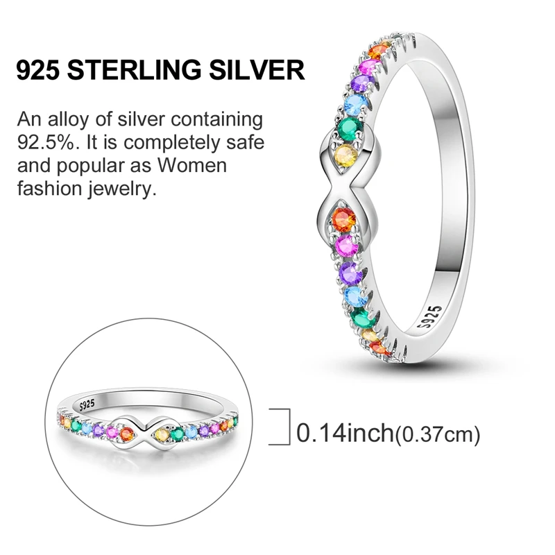 Women's 925 Sterling Silver Love Heart Sun Moon Star Iris Adjustable Ring