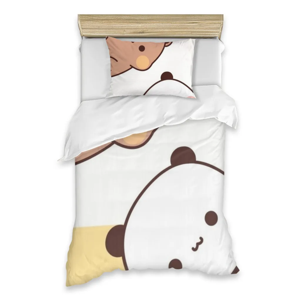 

DuDu Bear and BuBu Bear Bed Sheets Set Comforter Quilt Cover Duvets Single Bedding