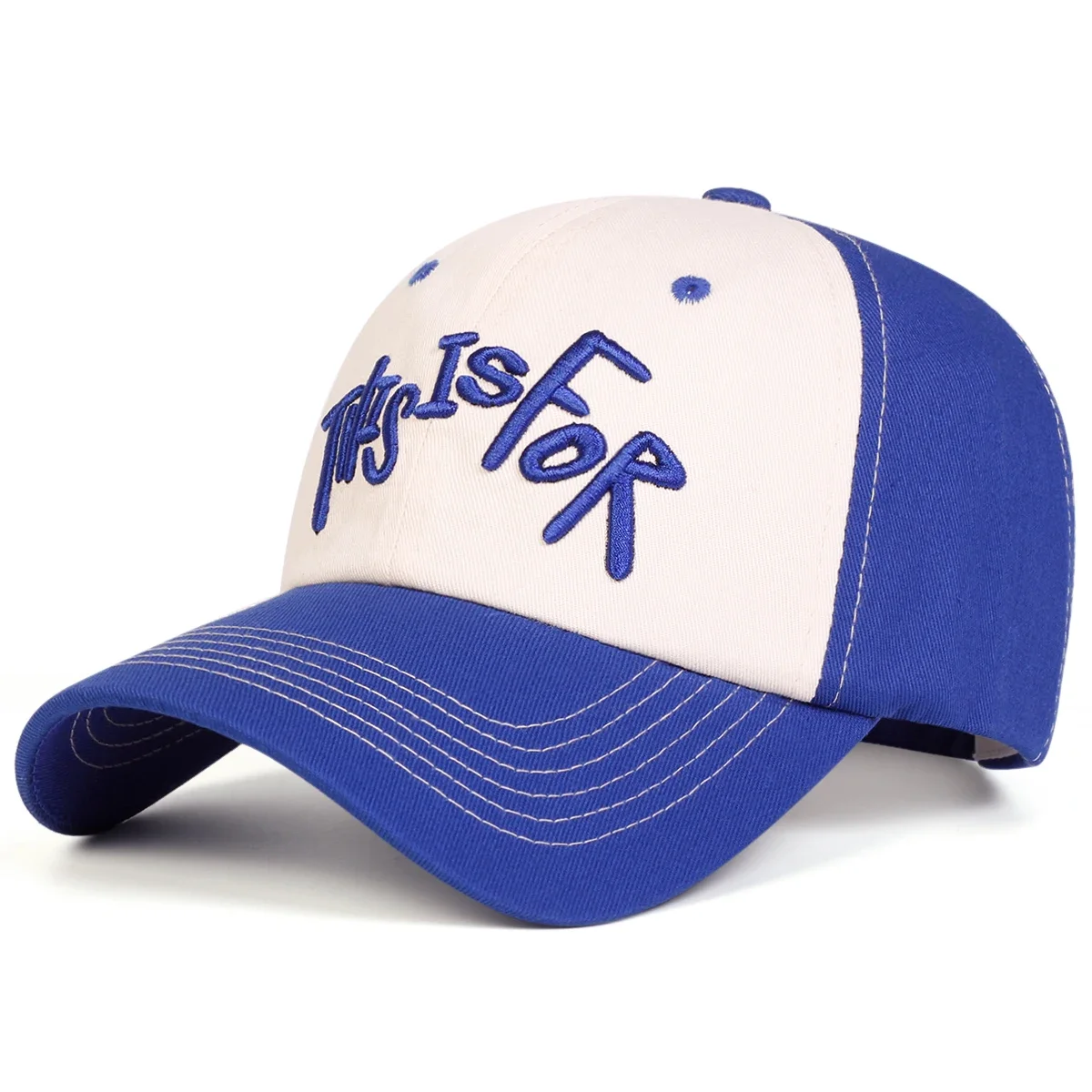 Unisex Baseballkappen mit Buchstabenstickerei „THIS IS FOR“ für Frühling und Herbst, verstellbare Freizeithüte für den Außenbereich, Sonnenschutzhüte, Sportkappen