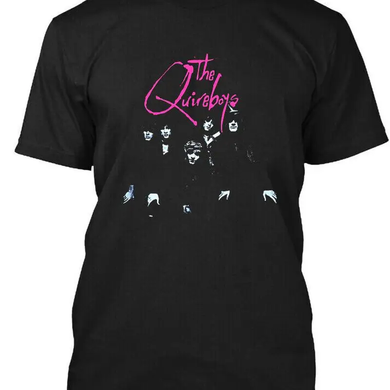 New Popular The Quireboys English Vintage Retro Art Logo T Shirt S 4XL