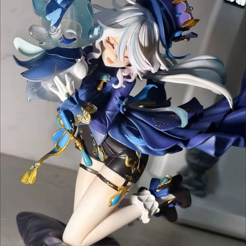 

Furina Anime Figure Genshin Impact Pvc Animation Model Desktop Decoration Chassis Display Collectible For Adult Hobby Collection