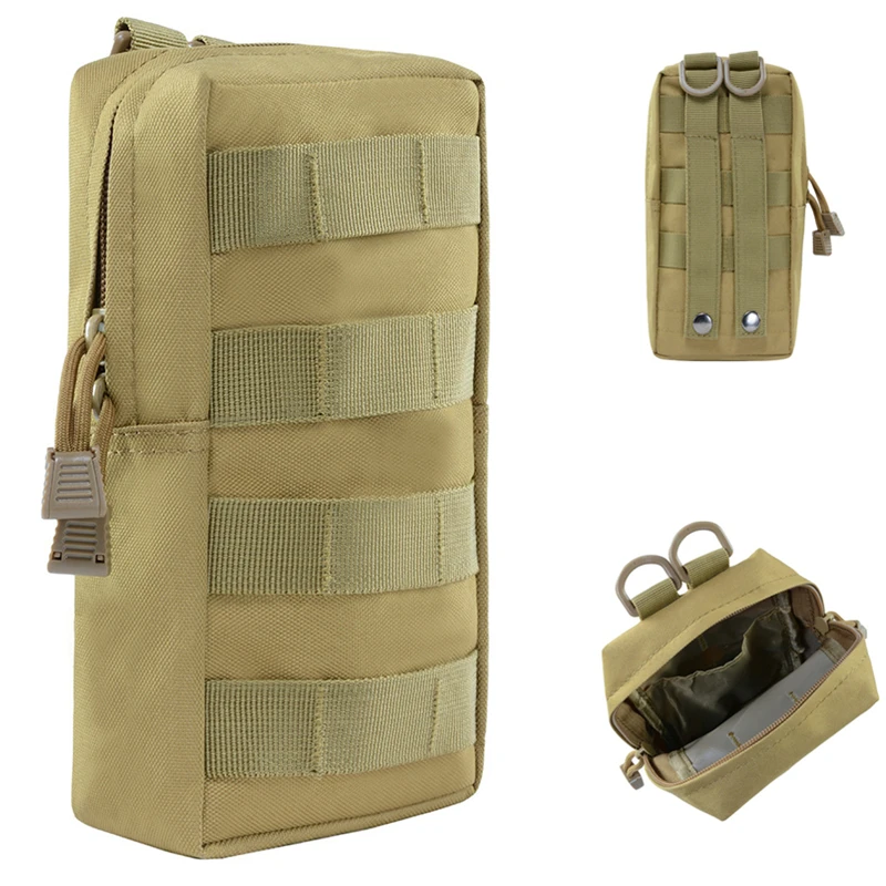 Outdoor Tactical Molle Pouch Waterproof Nylon Multi Purpose Small Tactical Pack Universal Hunting Camping Bag Outdoor Equipment