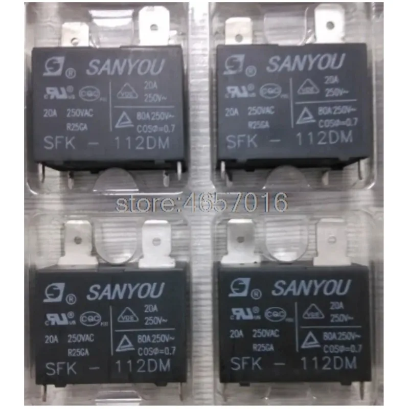 50PCS/LOT SANYOU SFK-112DM air condition relay 20A 250VAC new, in stock ~