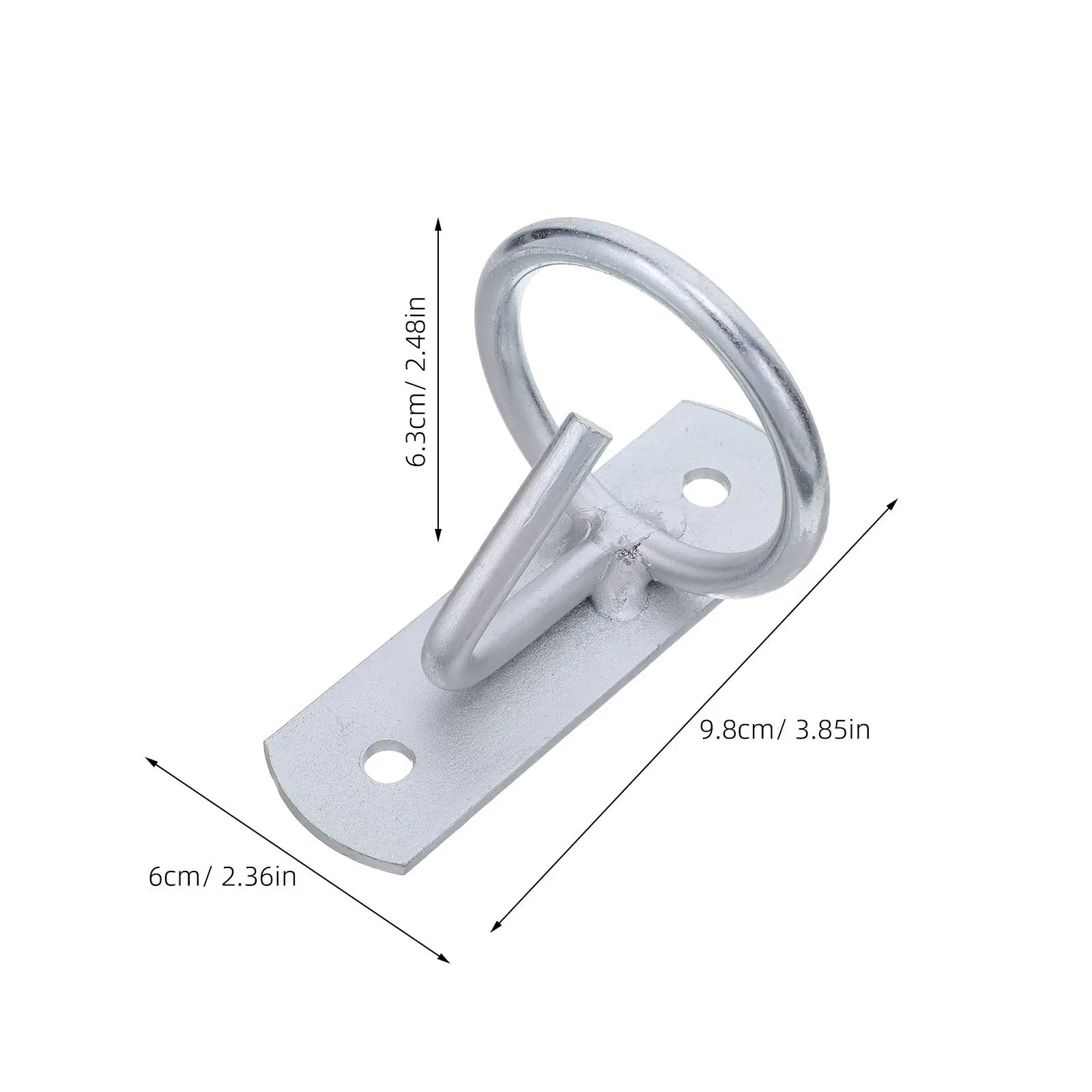 Bucket Hook for Horse Stable Stall Water Bucket Hook Iron Wall Mount Feed Hanger with Screws Farmhouse Barn Organization
