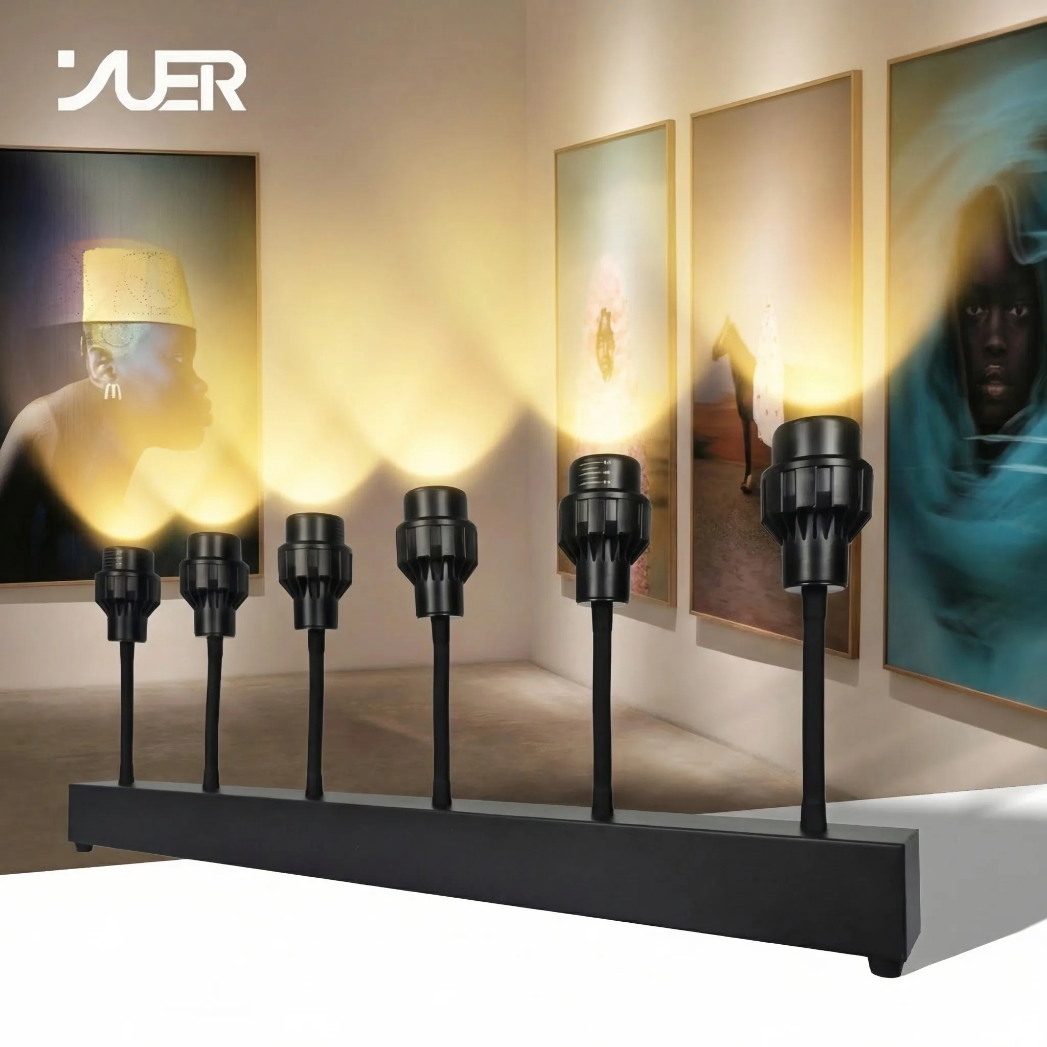 6x10W LED Manual Zoom Stage Spotlight Warm White Beam Wash Bar DMX512 For DJ Disco Party Performance Event Stage Exhibition