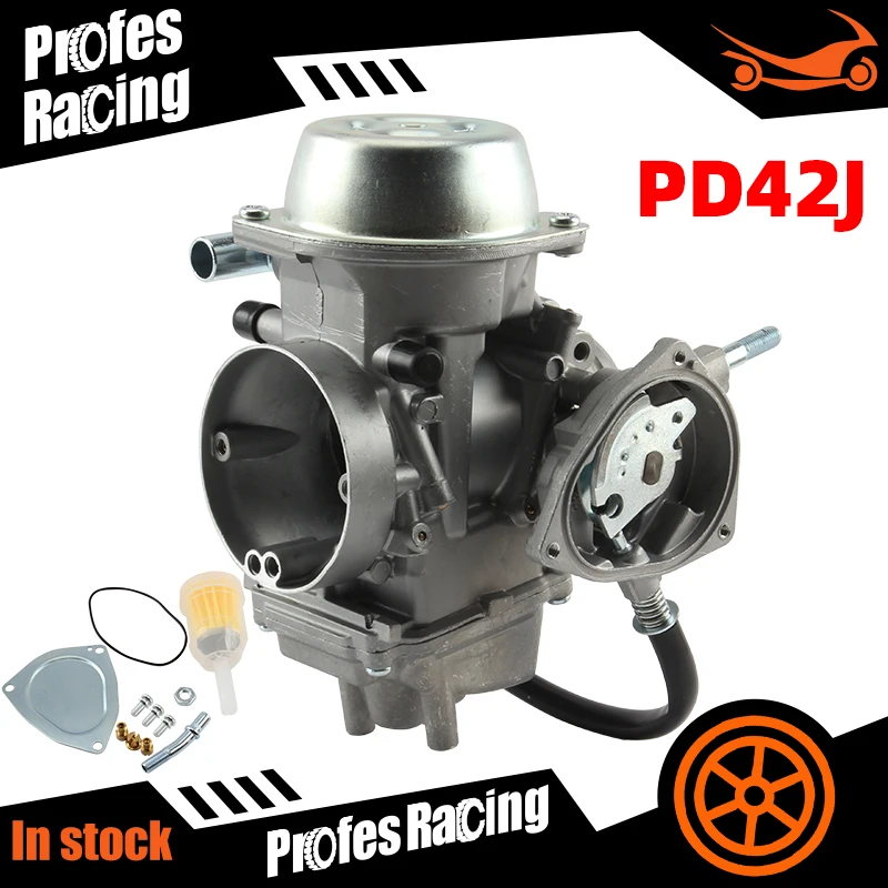 Motorcycle Pd42J Vacuum Carburetor Case 42mm For Yamaha Grizzly 600 660 YFM600 & Raptor 660 ATV UTV For Hisun Motor 700cc