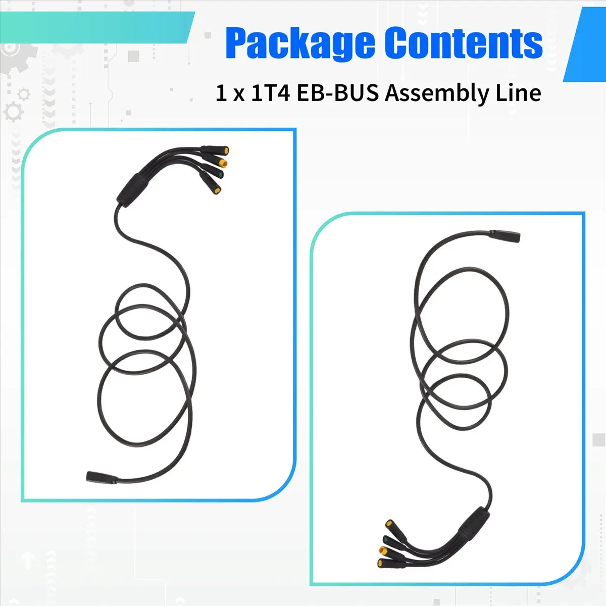 Punctual- For BAFANG Electric Assisted Bicycle Accessories 1T4 EB-BUS Assembly Line M215 M315 M615 M625 M325 M225