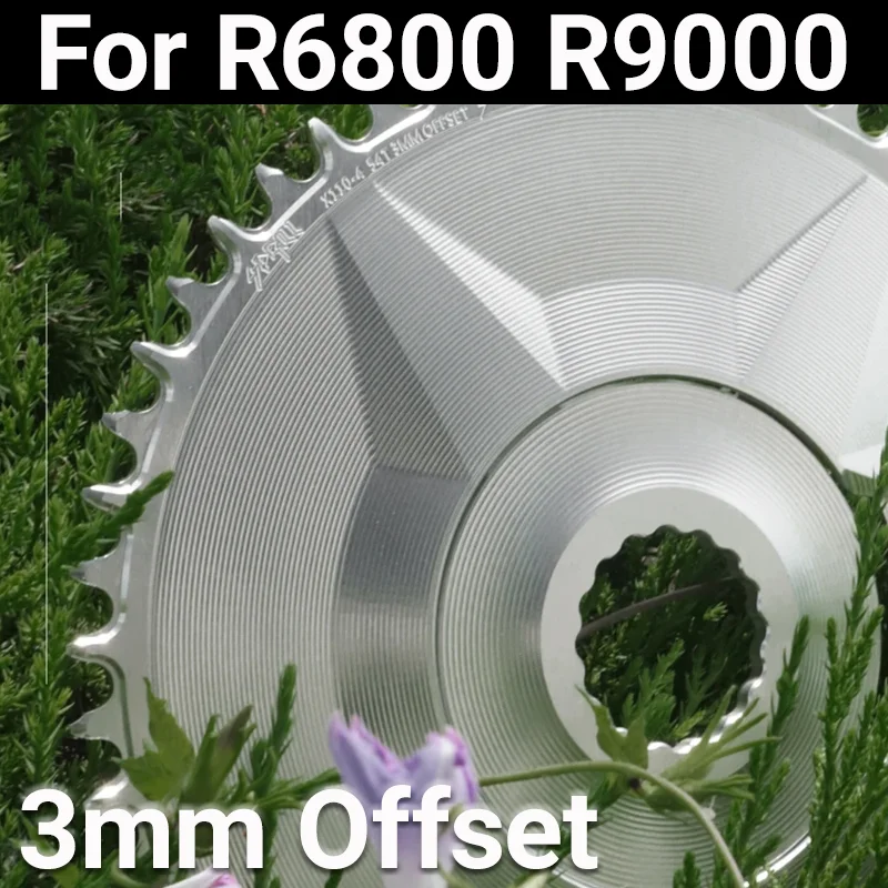 Plato de cadena PASS QUEST 110 BCD AERO para Shimano 6800 R9000 Dura Ace Di2, offset de 3mm, 4 brazos, 50/34, 50x34, doble plato