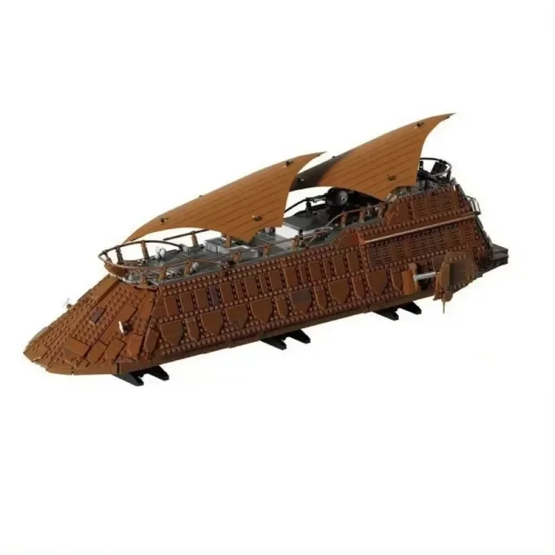 3942 Uds MOC 75397 Jabba vela Barge modelo bloques de construcción velero clásico ladrillos DIY juguetes de montaje para niños regalo para adultos