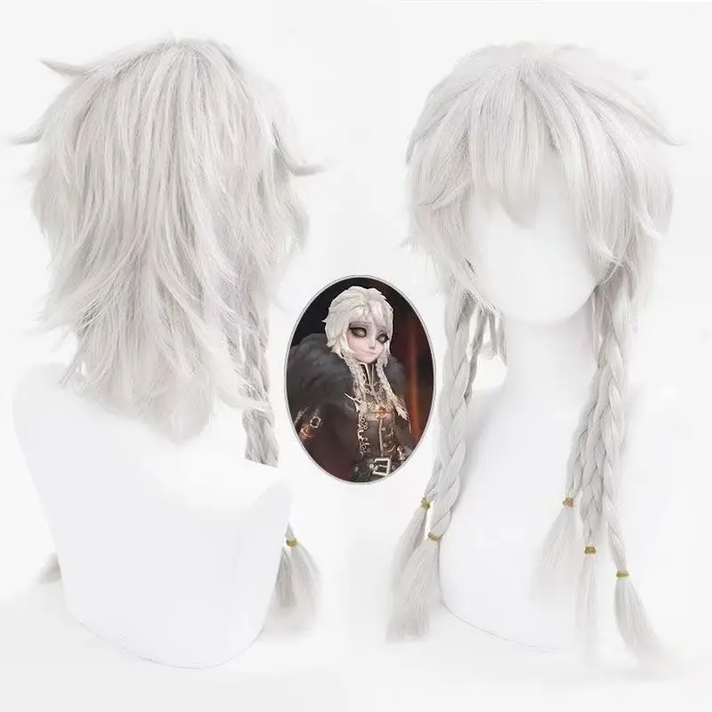 

Ночные часы, парик для косплея, идентичность V, регулировка цвета, реалистичная кожа головы от солнечных ожогов, аниме, косплей, плетеный стиль