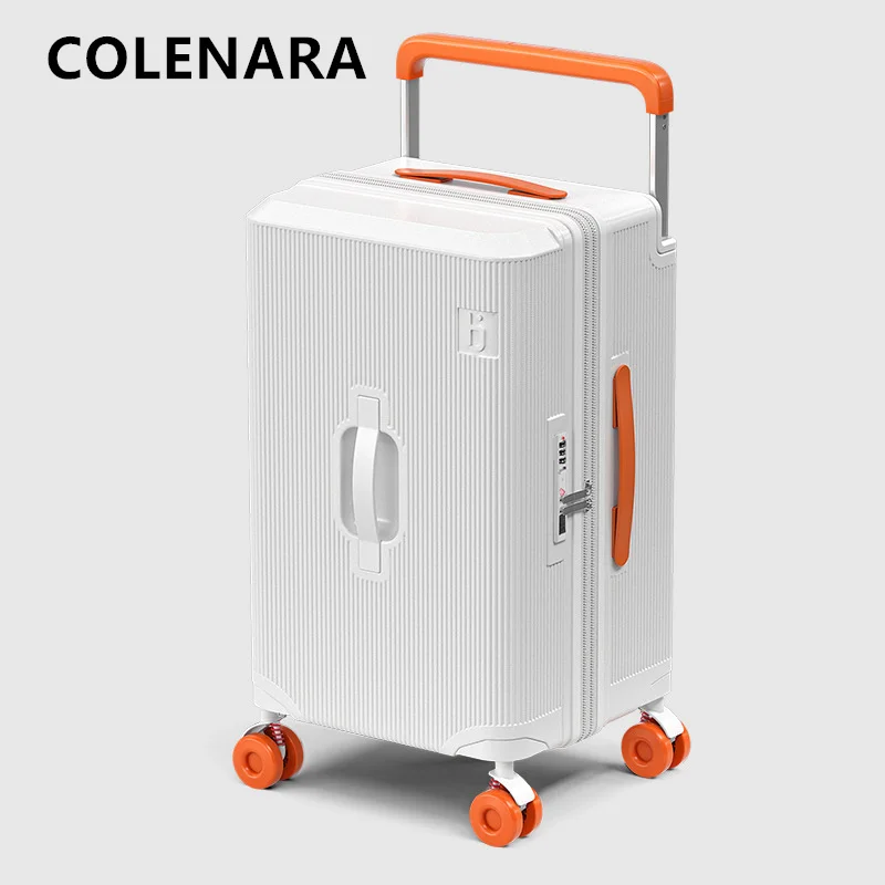 COLENARA Luggage New 20Inch ABS + PC Boarding Box 22