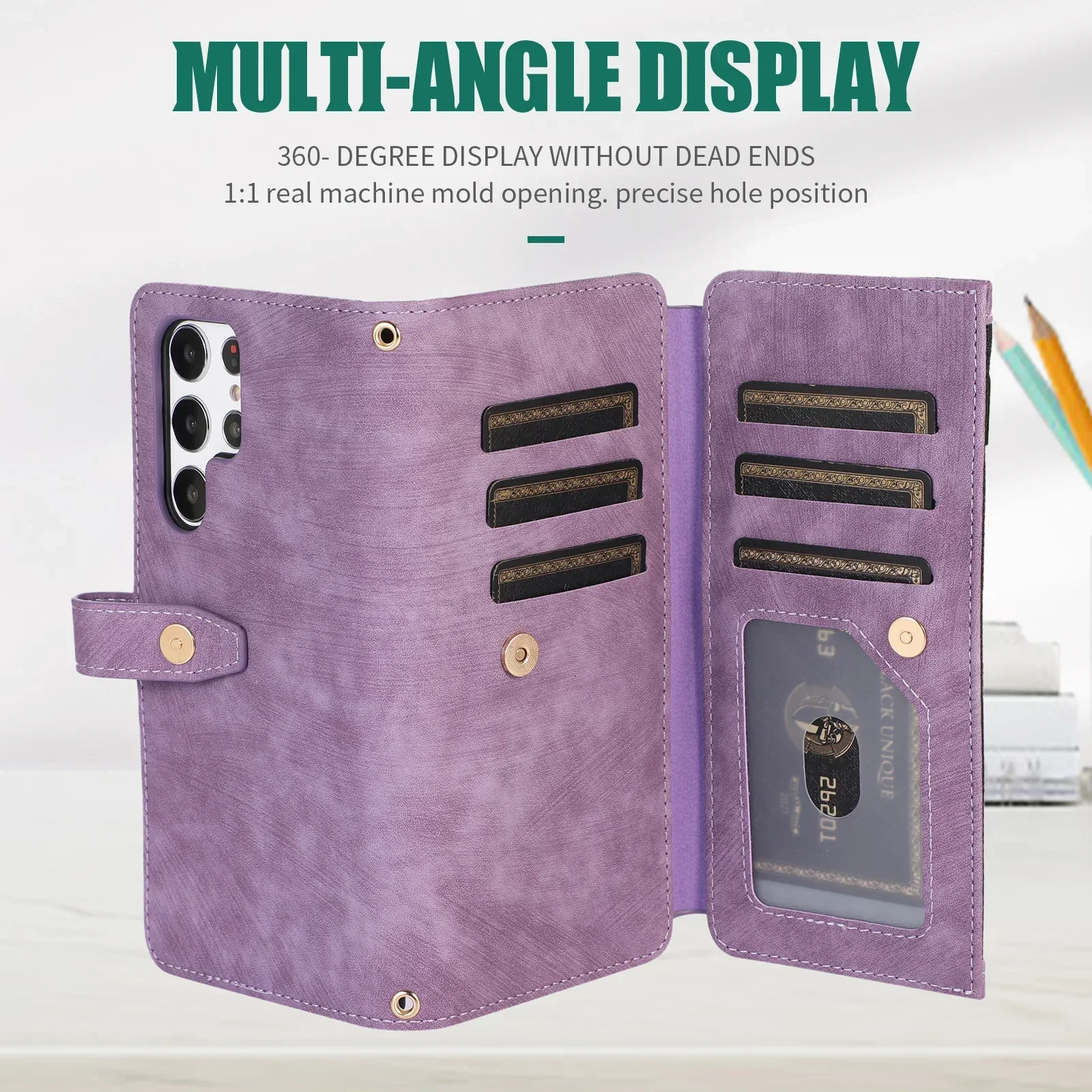 Crossbody قضية الهاتف لسامسونج غالاكسي S23 S24 FE S25 الترا S22 زائد A16 A06 A26 A36 A56 A15 A35 A55 محفظة حامل بطاقة غطاء