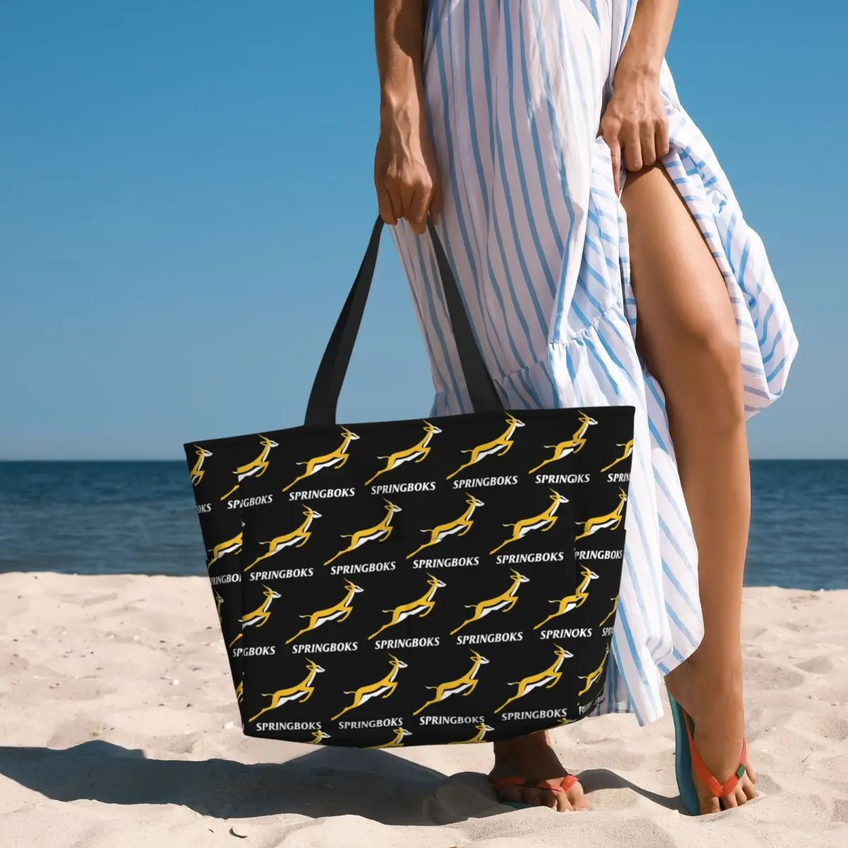 

South Africa Beach Tote Bag Sport Gym Yoga Duffle Large Tote Bag Women Travel Bag Fitness bag