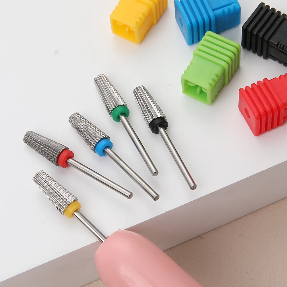 Brocas de carboneto de tungstênio para unhas, fresa profissional, cabeça de moagem para remover acessório de broca de unhas, ferramenta de manicure, 1 peça