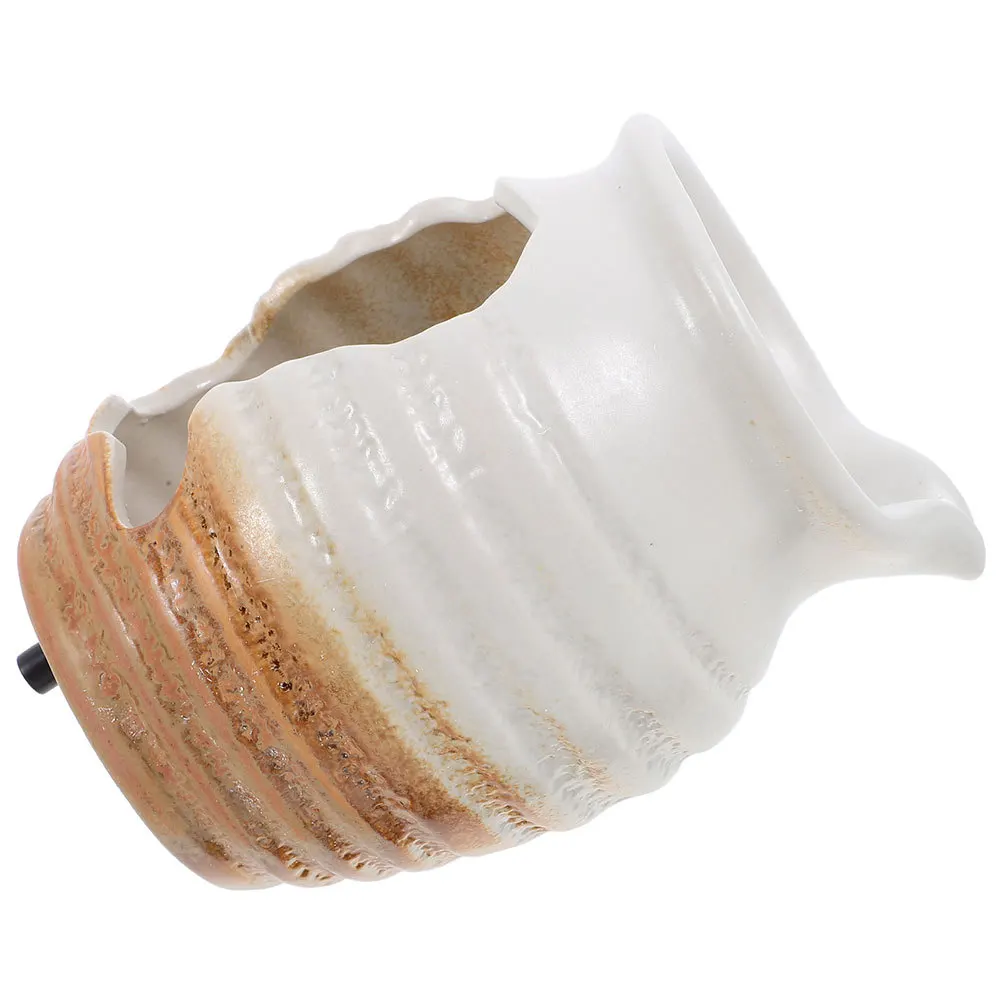 Tarro de cerámica fuente de agua estanque de peces cascada decorativa jardín exterior interior balcón patio