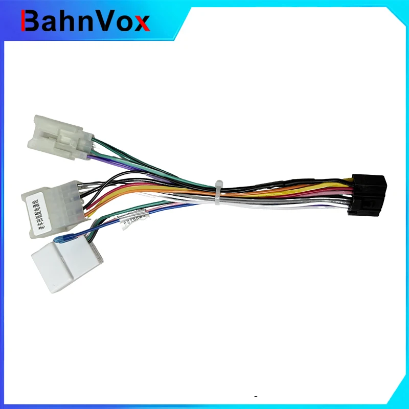 Android Radio Cable Wiring Harness 16PIN MP5 Cable Adapter For Toyota Corolla Camry RAV4 Hilux Land Cruiser 2006-2013 Power Cord
