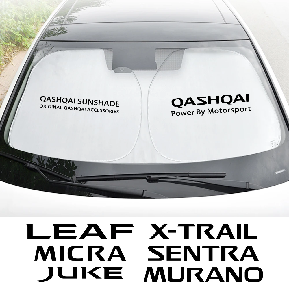 

Car Windshield Sunshade For Nissan Qashqai J10 J11 Juke 2 Micra K12 K14 Leaf X-Trail T32 Sentra Murano Patrol Pulsar Accessories