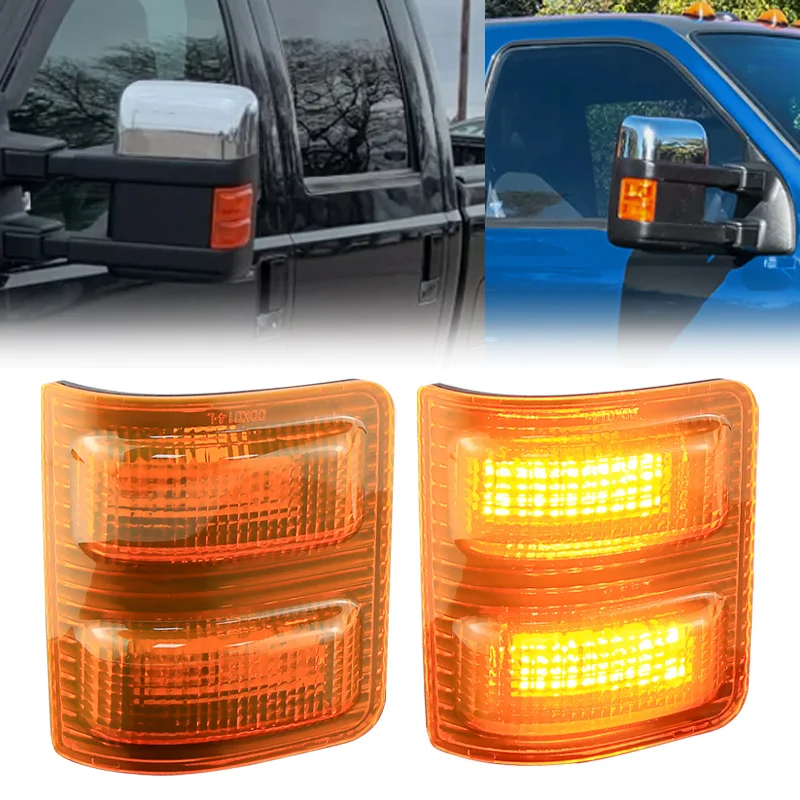 

1 пара, автомобильные зеркальные фонари для Ford F250 F350 F450 F550 2008-2016