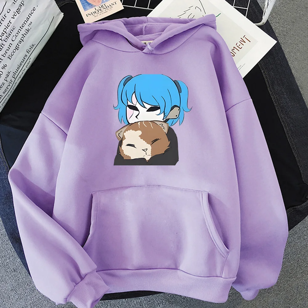 Sally Face Cartoon Graphic Print Hoodies Cute Anime Clothes Autumn High Quality Fleece Sweatshirts Men/women Casual Pullovers