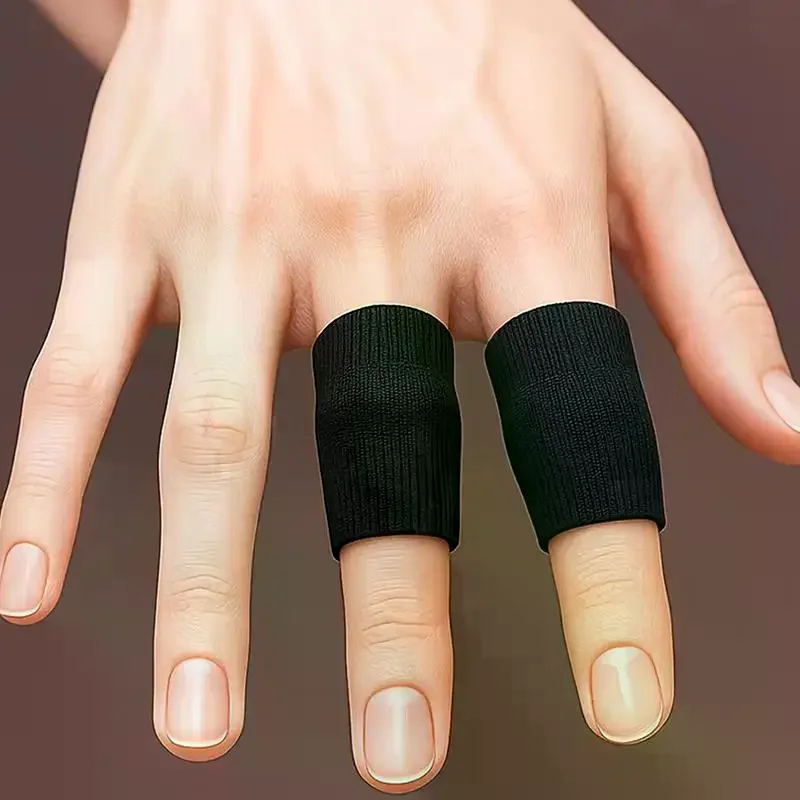 10pcs Finger Sleeves, Finger Compression Sleeves, Finger Sleeves, Compression Finger Sleeves, High Elasticity and Breathable