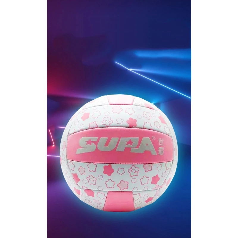 

Волейбольный светящийся в темноте волейбольный флуоресцентный размер 5, матовая текстура, подарок на день рождения для средней школы, волейбольный блестящий том