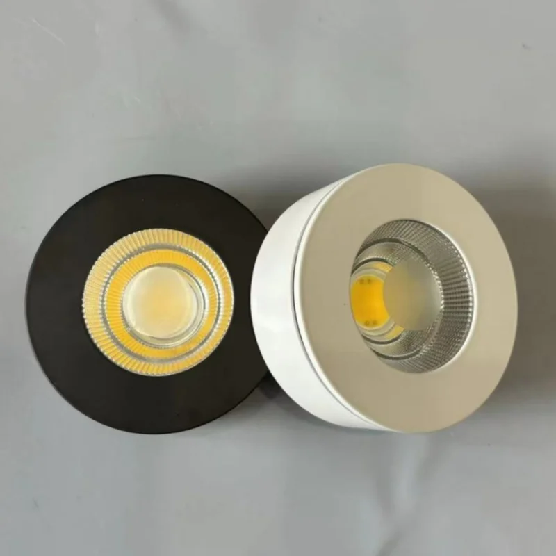 Ultra cienka lampa sufitowa AC220V naścienne typu downlight panel oświetleniowy gablota szafka do wina reflektor oświetlenie COB